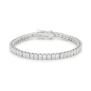 Princess Cubic Zirconia Tennis Bracelet - Jewelry Xoxo