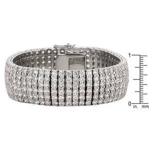 Cubic Zirconia Elegance Formal Bracelet - Jewelry Xoxo