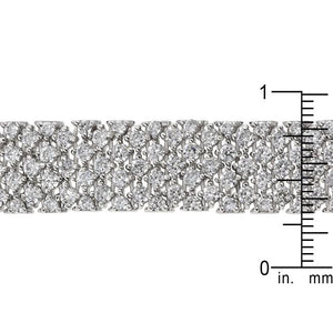 Cubic Zirconia Buckle Bracelet - Jewelry Xoxo