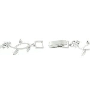 Nathans Vine Cubic Zirconia Bracelet - Jewelry Xoxo