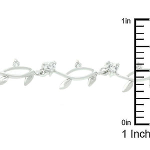 Nathans Vine Cubic Zirconia Bracelet - Jewelry Xoxo