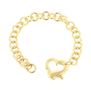 Golden Heart Bracelet - Jewelry Xoxo