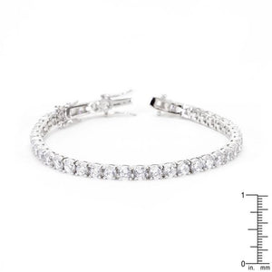 Clear Cubic Zirconia Tennis Bracelet - Jewelry Xoxo