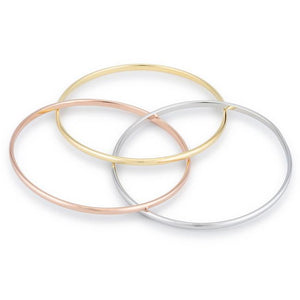 Tri-Hoop Bangle - Jewelry Xoxo