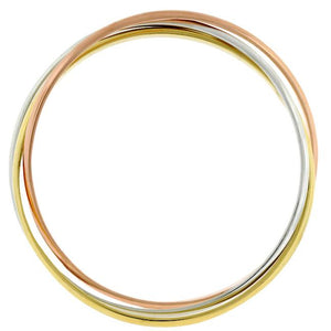 Tri-Hoop Bangle - Jewelry Xoxo