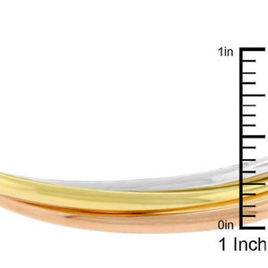 Tri-Hoop Bangle - Jewelry Xoxo