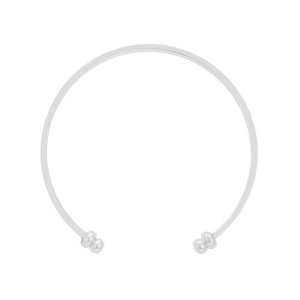 Channel-Set Clear Crystal Cuff - Jewelry Xoxo