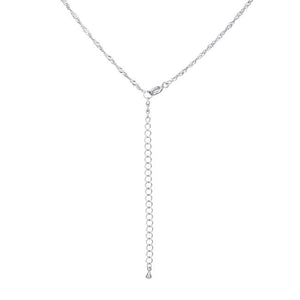 16 Inch Silver Twisted Chain - Jewelry Xoxo