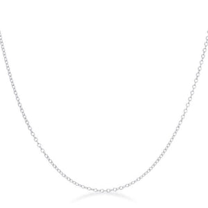 Delicate Sterling Silver Link Chain - Jewelry Xoxo