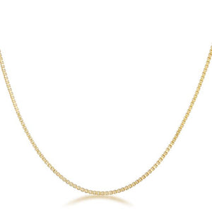 Golden Rolo Chain - 1mm - Jewelry Xoxo