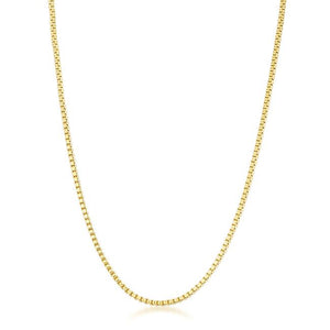 Golden Rolo Chain - 2mm - Jewelry Xoxo