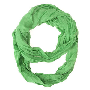 Light Green Genevieve Infinity Scarf - Jewelry Xoxo