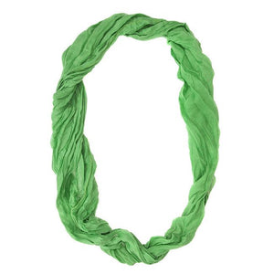 Light Green Genevieve Infinity Scarf - Jewelry Xoxo