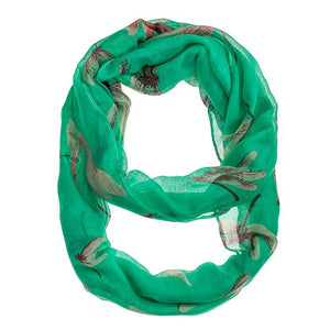 Dragonfly Turquoise Infinity Scarf - Jewelry Xoxo