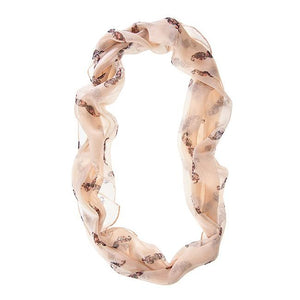 Forever Peach Infinity Scarf - Jewelry Xoxo