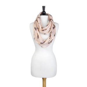 Forever Peach Infinity Scarf - Jewelry Xoxo