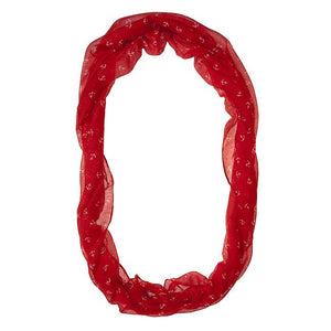 Anchor Red Infinity Scarf - Jewelry Xoxo