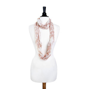 Mixology Peach Infinity Scarf - Jewelry Xoxo