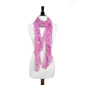 Audrey Pink Scarf - Jewelry Xoxo