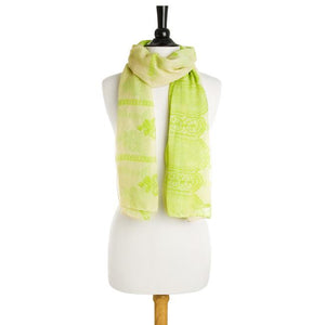 Tina Scarf in Green - Jewelry Xoxo