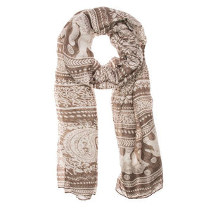 Michelle Scarf in Beige - Jewelry Xoxo