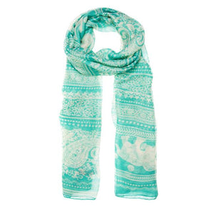 Michelle Scarf in Mint - Jewelry Xoxo