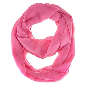 Dharma Pink Infinity Scarf - Jewelry Xoxo