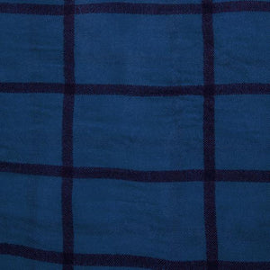 Tori Blue Plaid Infinity Scarf - Jewelry Xoxo