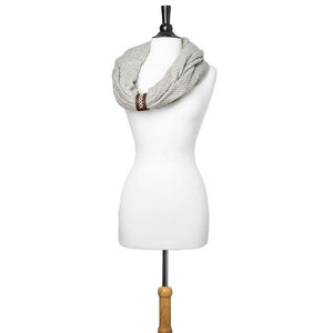 Off White Sarah Knit Cowl Scarf - Jewelry Xoxo