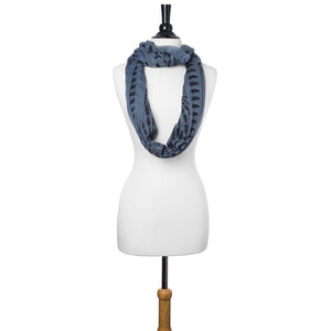 Grey Shauna Infinity Scarf - Jewelry Xoxo