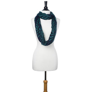 Navy Shauna Infinity Scarf - Jewelry Xoxo