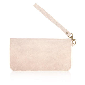 Nyla Blush Faux Leather Clutch - Jewelry Xoxo