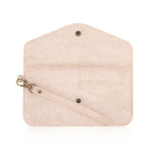 Nyla Blush Faux Leather Clutch - Jewelry Xoxo