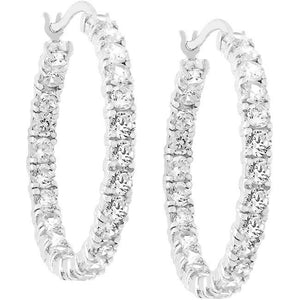 Eternity Hoop Earrings - Jewelry Xoxo