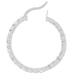 Eternity Hoop Earrings - Jewelry Xoxo