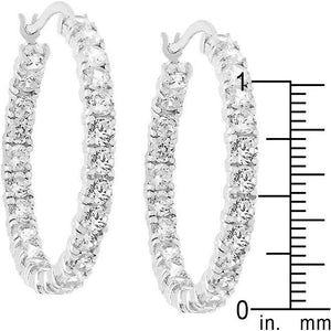 Eternity Hoop Earrings - Jewelry Xoxo