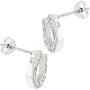 Horseshoe Stud Earrings - Jewelry Xoxo