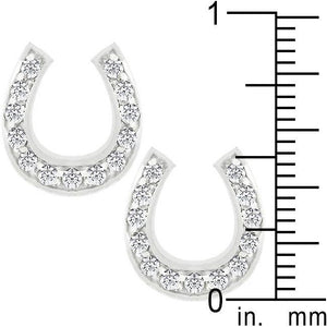 Horseshoe Stud Earrings - Jewelry Xoxo