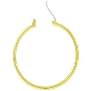 Basic Golden Hoop Earrings - Jewelry Xoxo