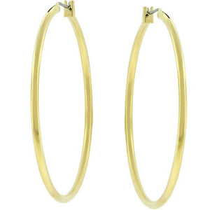 Large Golden Hoop Earrings - Jewelry Xoxo