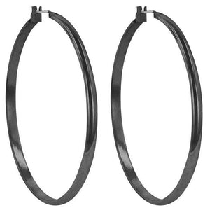 Classic Hoop (Black Tone) - Jewelry Xoxo