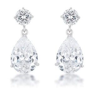 Shimmering CZ Earrings - Jewelry Xoxo