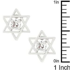 Star of David Stud Earrings - Jewelry Xoxo