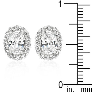 Clear Stone Estate Earrings - Jewelry Xoxo
