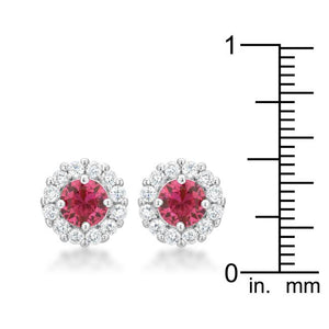 Bella Bridal Earrings in Pink - Jewelry Xoxo