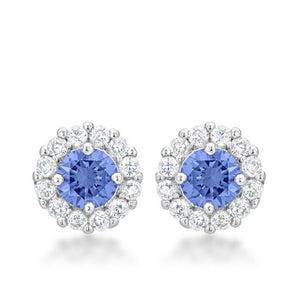 Bella Bridal Earrings in Light Purple - Jewelry Xoxo
