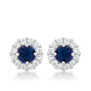 Bella Bridal Earrings in Blue - Jewelry Xoxo