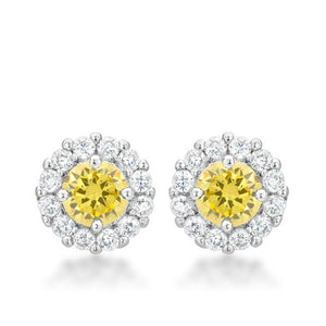 Bella Bridal Earrings in Yellow - Jewelry Xoxo