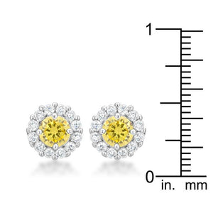 Bella Bridal Earrings in Yellow - Jewelry Xoxo