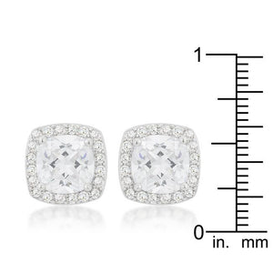 Pave Halo Earrings - Jewelry Xoxo